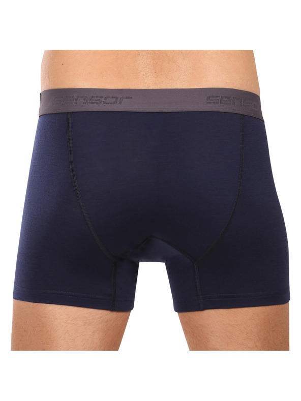 Sensor Férfi boxeralsó Sensor Active merino kék