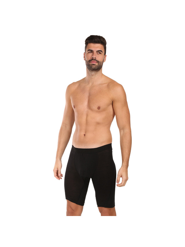 Sensor Férfi boxeralsó Sensor Air Long merino fekete