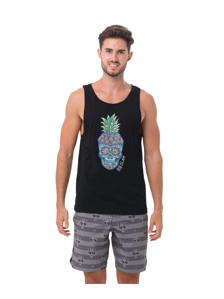 69slam Férfi trikó 69SLAM PINE SKULL BLACK