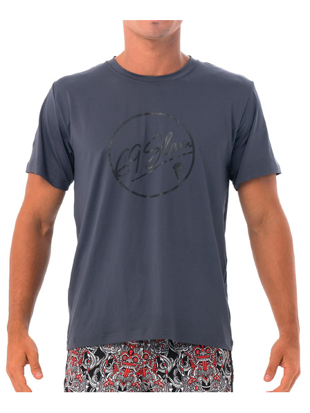 69slam Férfi póló 69SLAM BUBBLE GREY UPF +30