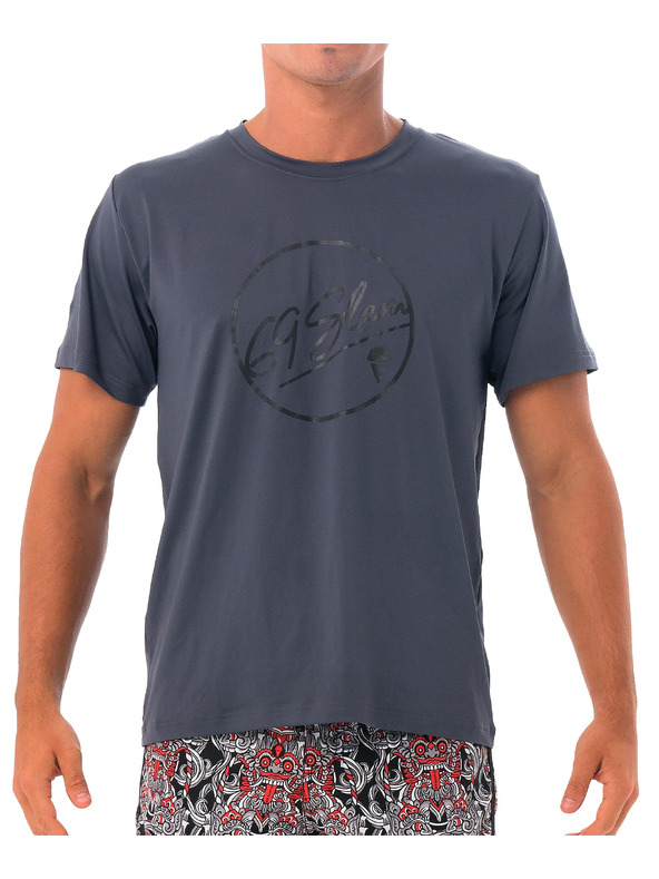 69slam Férfi póló 69SLAM BUBBLE GREY UPF +30
