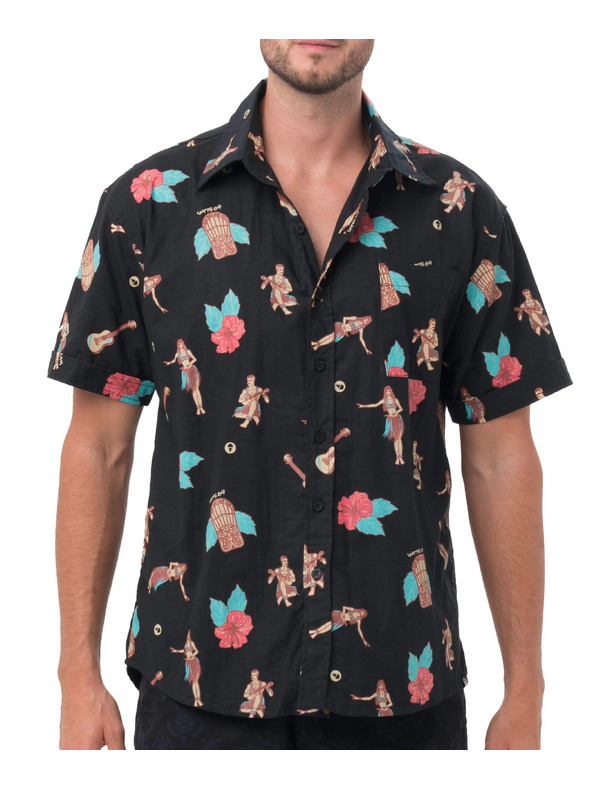 69slam Férfi ing 69SLAM HAWAIIAN NIGHT