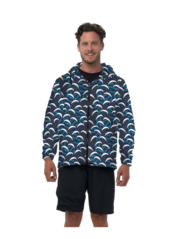 69slam Férfi kabát 69SLAM BATIK WAVES