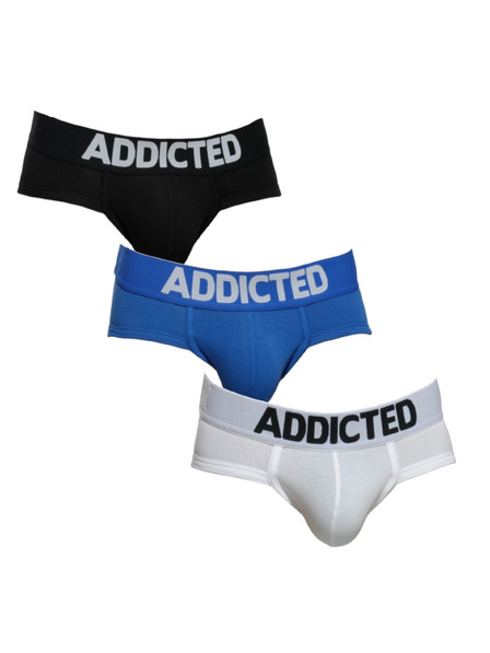 ADDICTED Három darabos szett - férfi slip Addicted többszínű