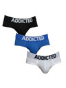 ADDICTED Három darabos szett - férfi slip Addicted többszínű