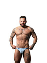 Andrew Christian Férfi jockstrap Andrew Christian kék ALMOST NAKED