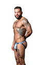 Andrew Christian Férfi jockstrap Andrew Christian kék ALMOST NAKED