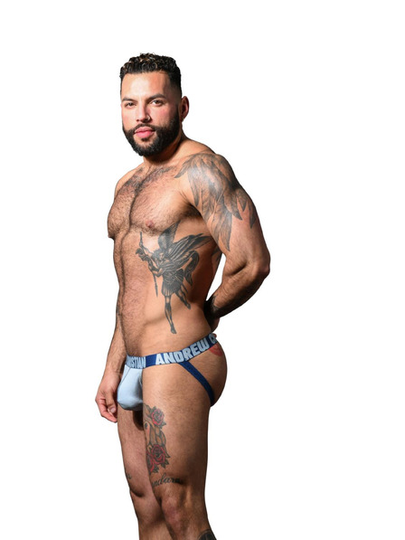 Andrew Christian Férfi jockstrap Andrew Christian kék ALMOST NAKED