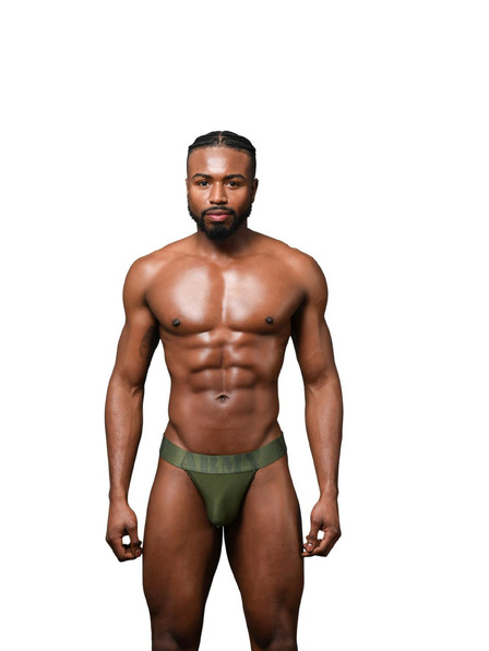 Andrew Christian Férfi jockstrap Andrew Christian zöld ALMOST NAKED Military