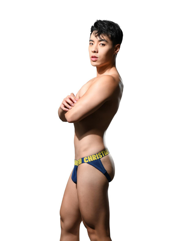 Andrew Christian Férfi jockstrap Andrew Christian kék ALMOST NAKED