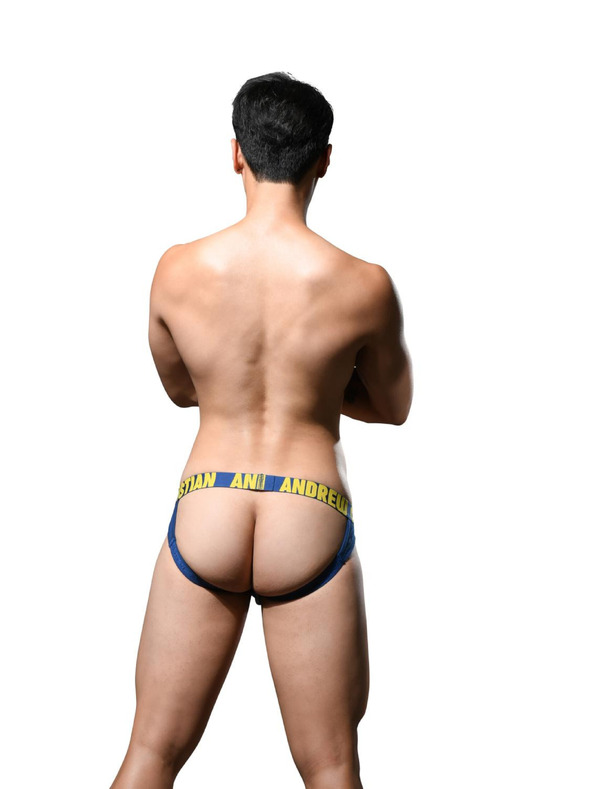 Andrew Christian Férfi jockstrap Andrew Christian kék ALMOST NAKED