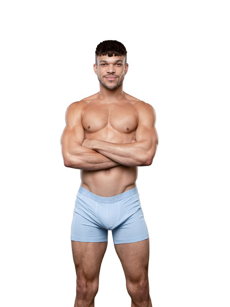 Andrew Christian Férfi boxeralsó Andrew Christian kék MESH GYM