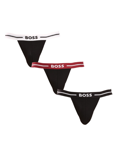 BOSS Három darabos csomag - férfi jockstrap BOSS többszínű