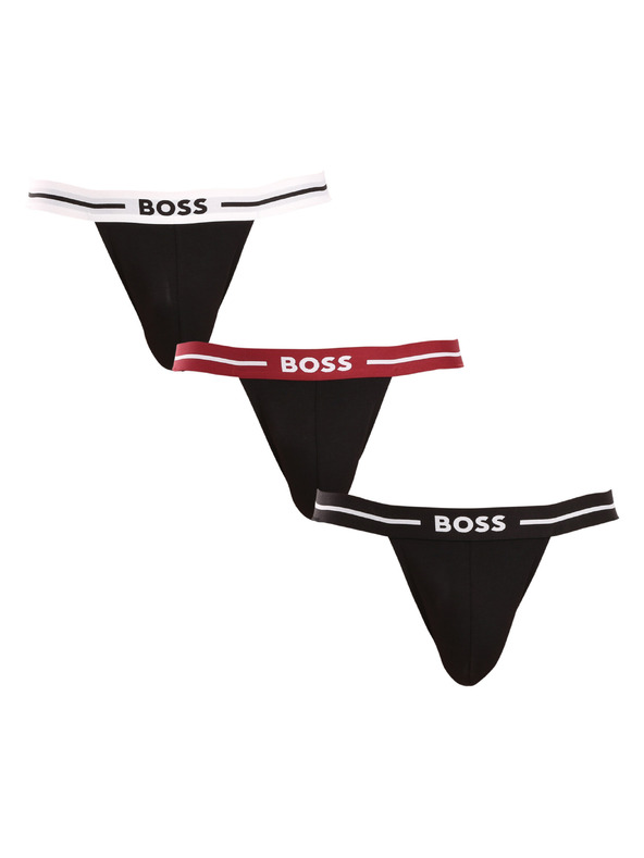 BOSS Három darabos csomag - férfi jockstrap BOSS többszínű