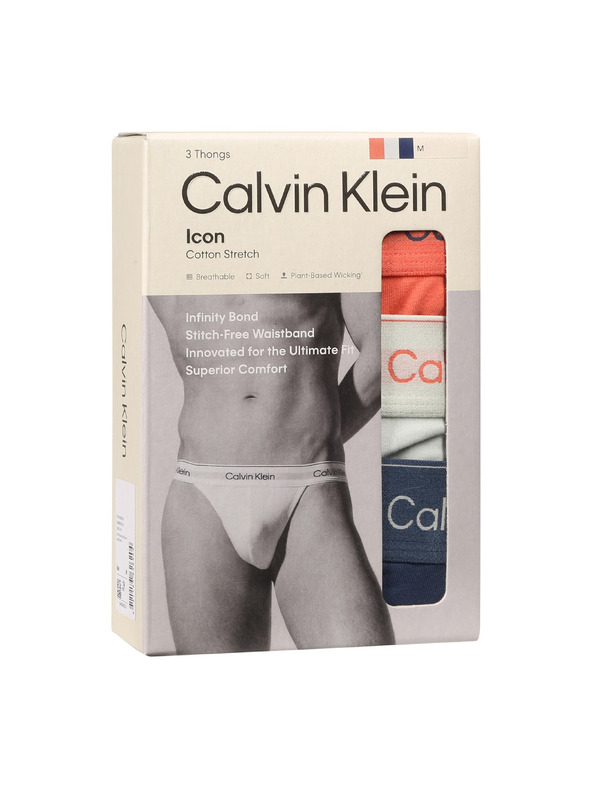 Calvin Klein Három darabos csomag - férfi jockstrap Calvin Klein többszínű