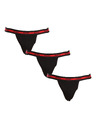 HUGO Három darabos csomag - férfi jockstrap HUGO fekete