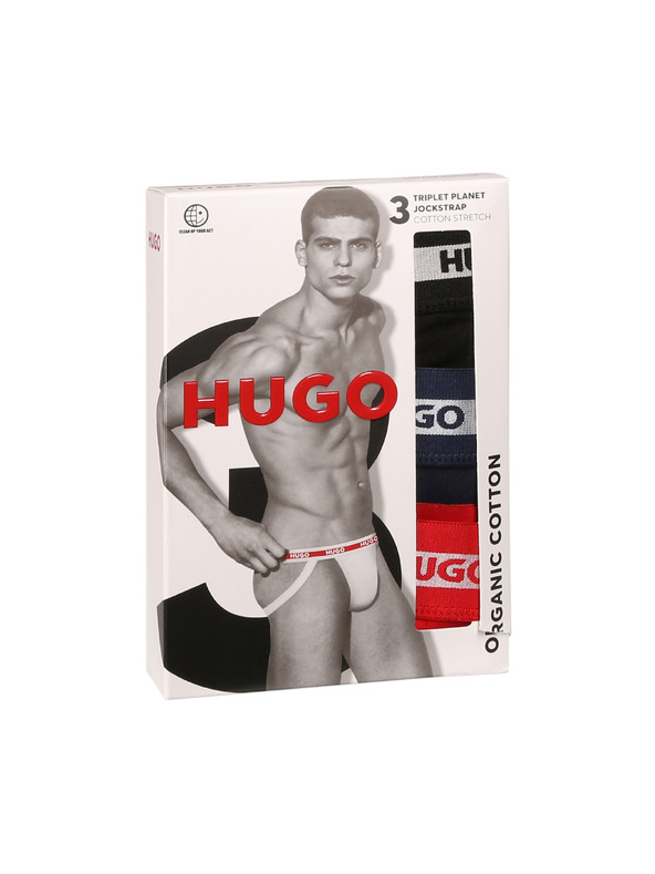 HUGO Három darabos csomag - férfi jockstrap HUGO többszínű