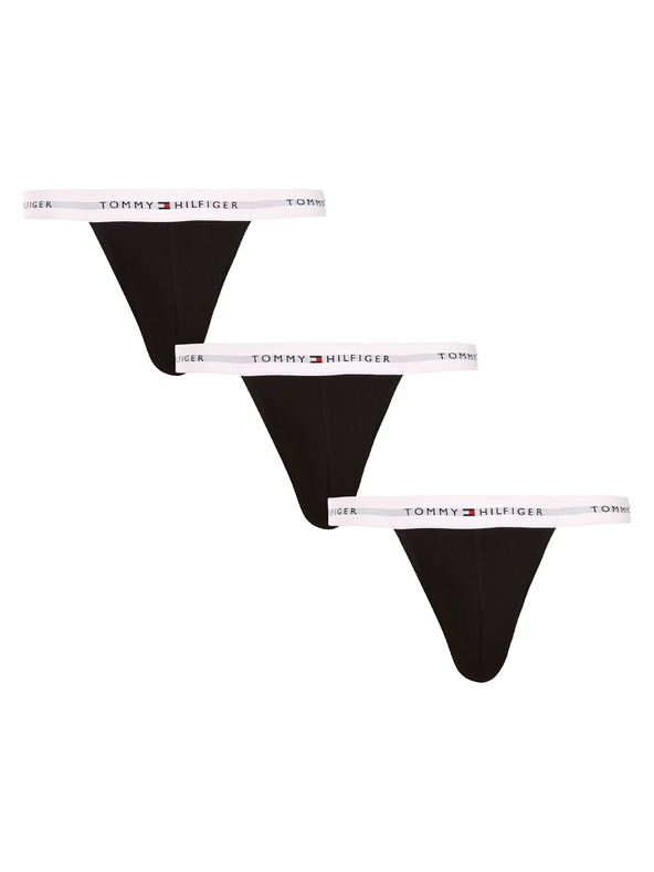 Tommy Hilfiger Három darabos csomag - férfi jockstrap Tommy Hilfiger fekete