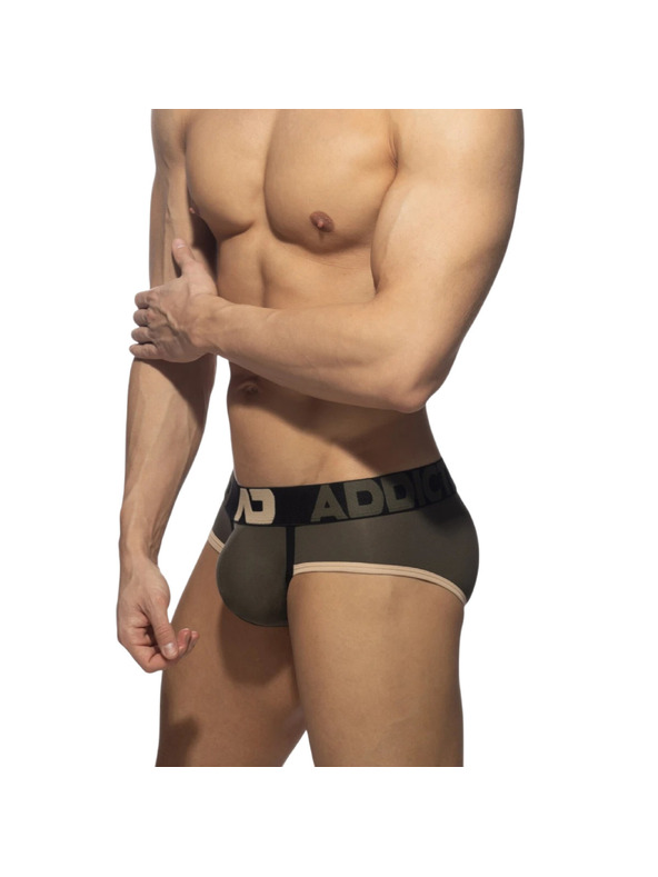 ADDICTED Férfi slip Addicted Naked Feeling zöld