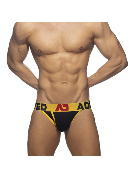 ADDICTED Addicted Open Fly férfi bikini slip fekete