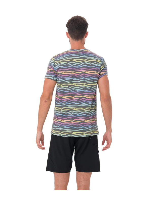 69slam Férfi pólóing 69SLAM ZEBRA NEON HANS