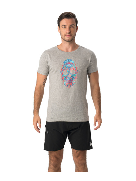 69slam 69SLAM férfi póló SKULLNAMENT GREY