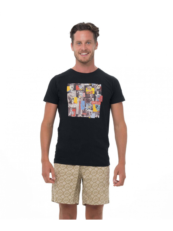 69slam 69SLAM férfi póló SKULLAGE BLACK