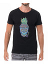 69slam 69SLAM férfi póló PINE SKULL BLACK