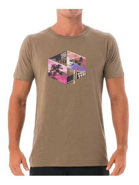 69slam 69SLAM férfi póló LIFESTYLE KHAKI DNA