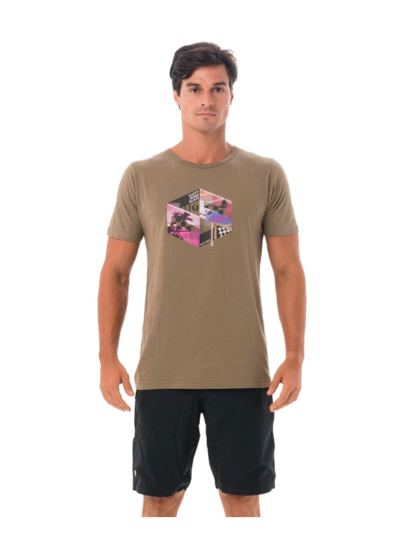69slam 69SLAM férfi póló LIFESTYLE KHAKI DNA