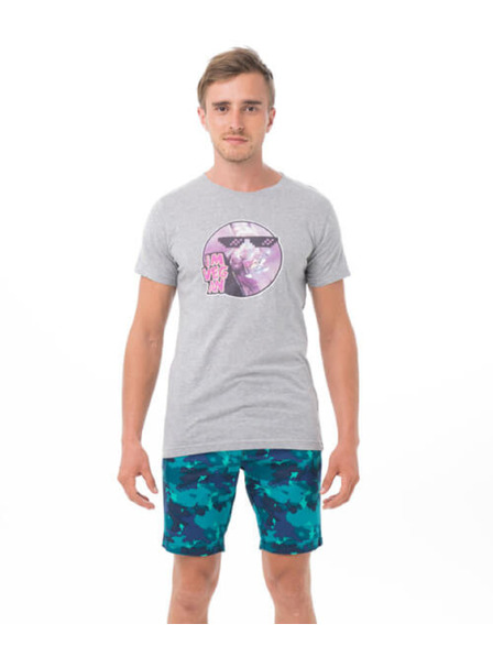 69slam 69SLAM férfi póló VEGAN RABBIT GREY