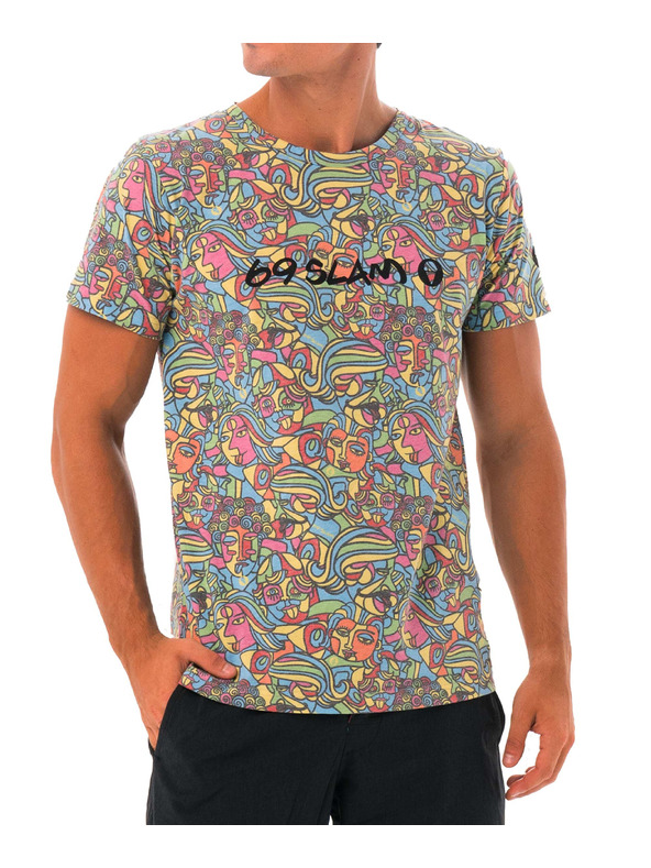 69slam 69SLAM férfi póló CUBISM MOCK