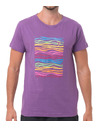 69slam 69SLAM férfi póló ZEBRA NEON PURPLE