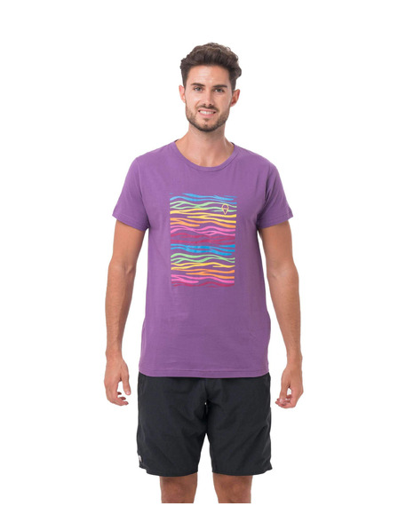 69slam 69SLAM férfi póló ZEBRA NEON PURPLE