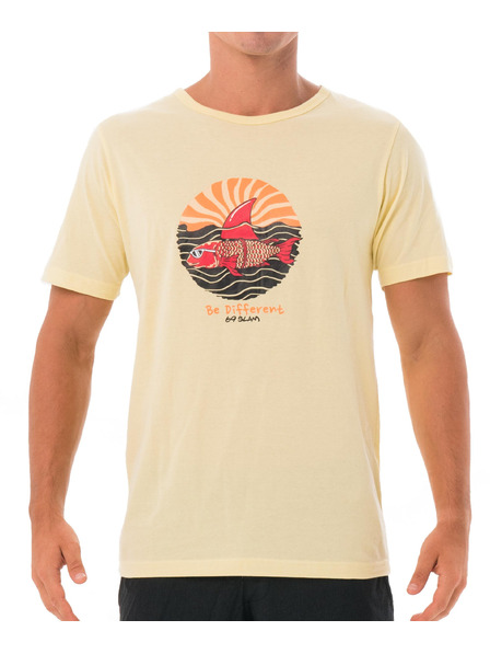 69slam 69SLAM férfi póló SHARK CRUISE YELLOW