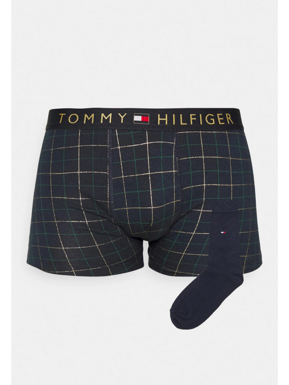 Tommy Hilfiger Sérült csomagolás - Férfi szett Tommy Hilfiger boxerek és zokni ajándék csomagolásban
