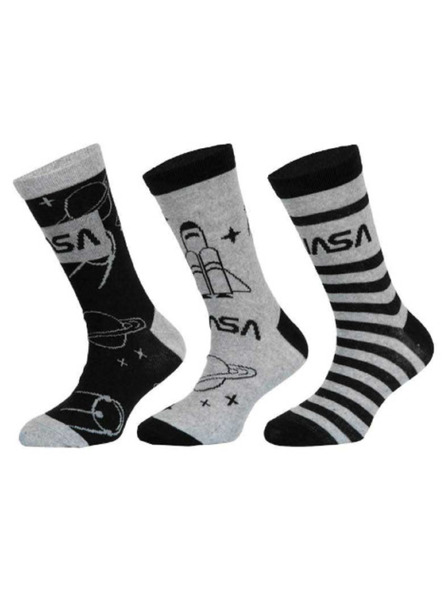 Trenýrkárna Három darabos szett - gyerek zokni NASA többszínű (39269/grey)