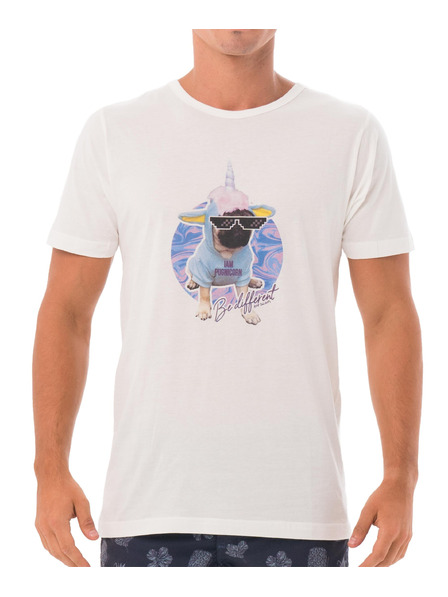 69slam Férfi póló 69SLAM PUGNICORN WHITE