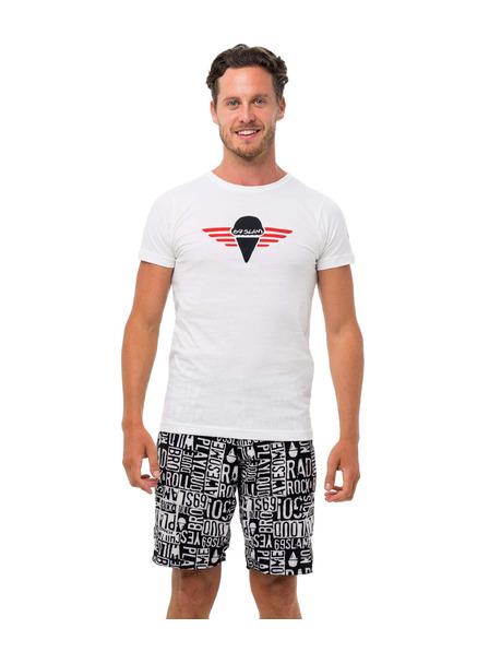69slam 69SLAM férfi póló GI NINE WHITE