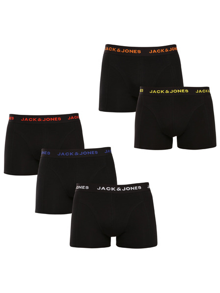 Jack & Jones Black 5 db-os Boxeralsó szett