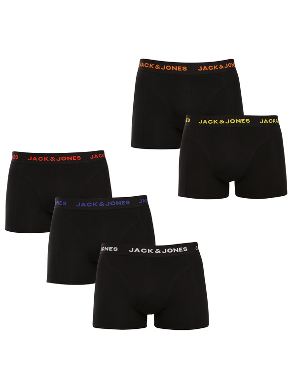 Jack & Jones Black 5 db-os Boxeralsó szett