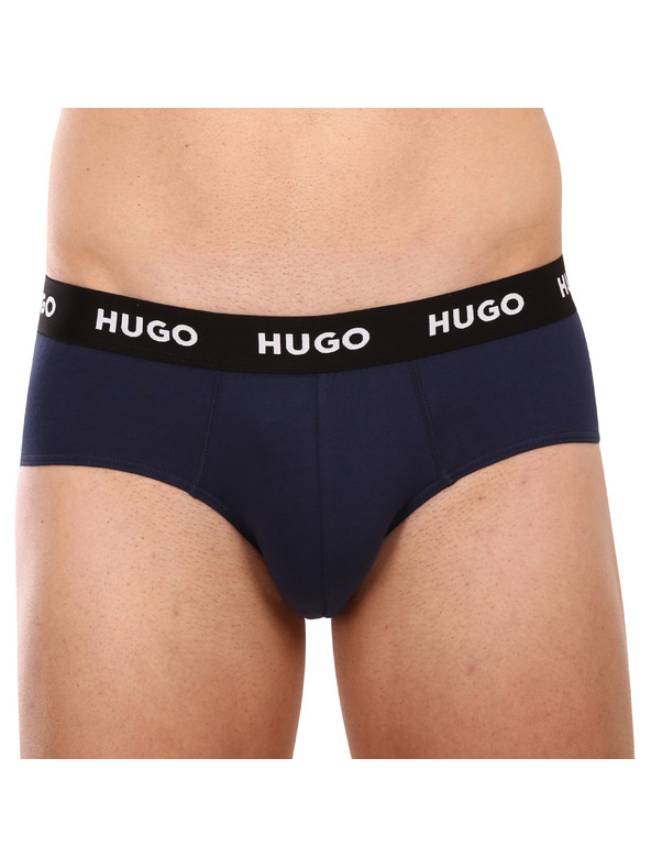 HUGO Három darabos HUGO férfi alsónadrág szett