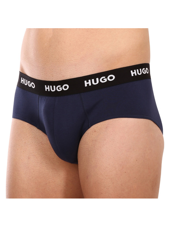 HUGO Három darabos HUGO férfi alsónadrág szett