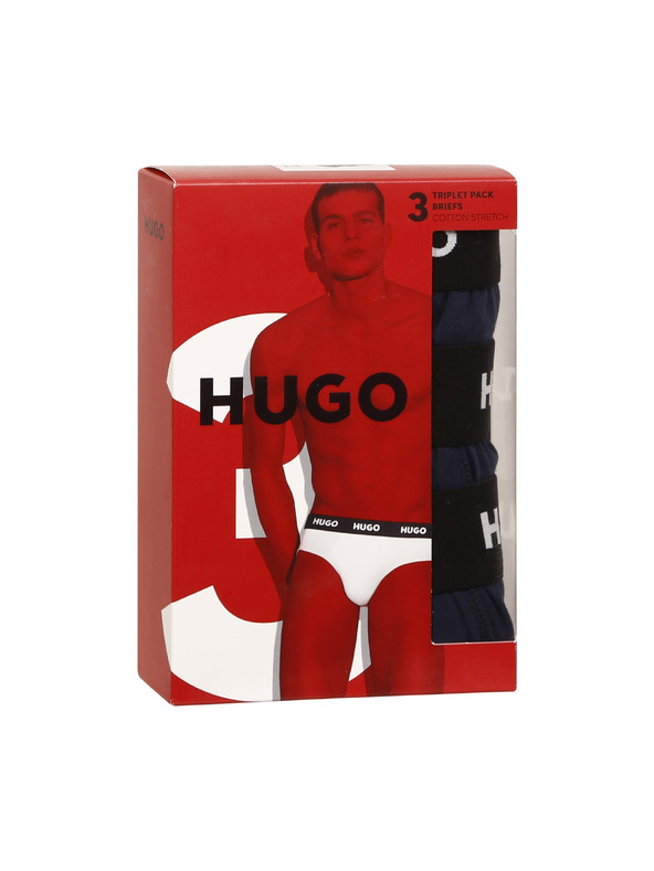 HUGO Három darabos HUGO férfi alsónadrág szett