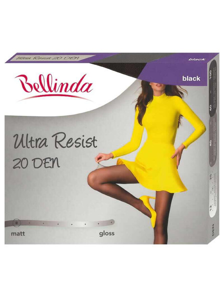 Bellinda Fekete női ellenálló harisnya BELLINDA Ultra Resist 20 DEN