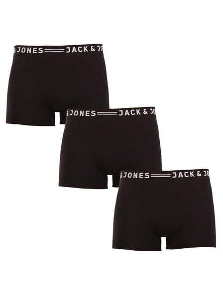 Jack & Jones Három darab fekete Jack & Jones Sense boxer készlet