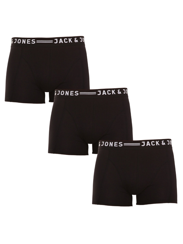 Jack & Jones Három darab fekete Jack & Jones Sense boxer készlet