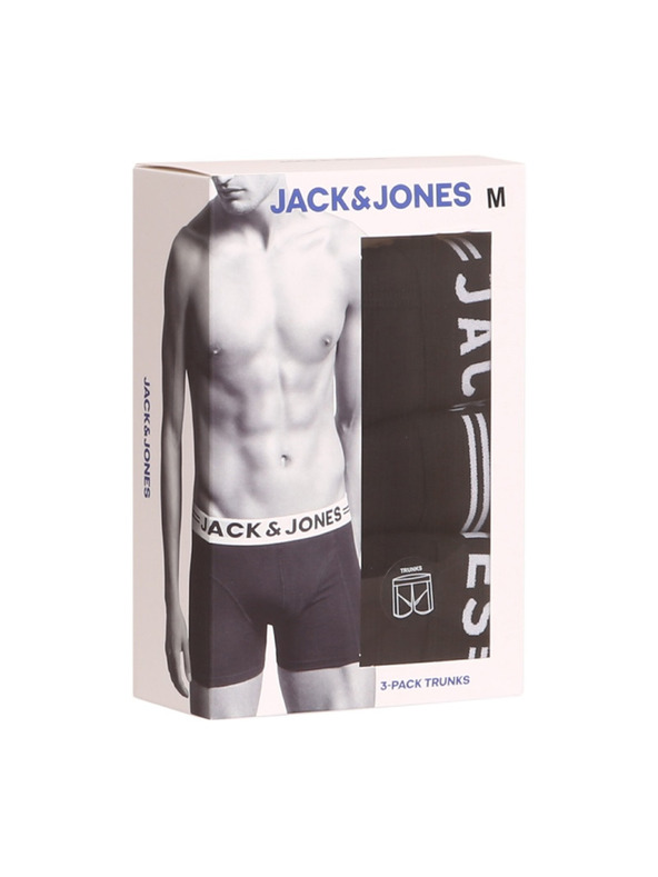 Jack & Jones Három darab fekete Jack & Jones Sense boxer készlet