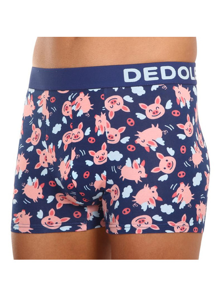 Dedoles Sötétkék vidám férfi boxeralsó Dedoles Repülő malacok