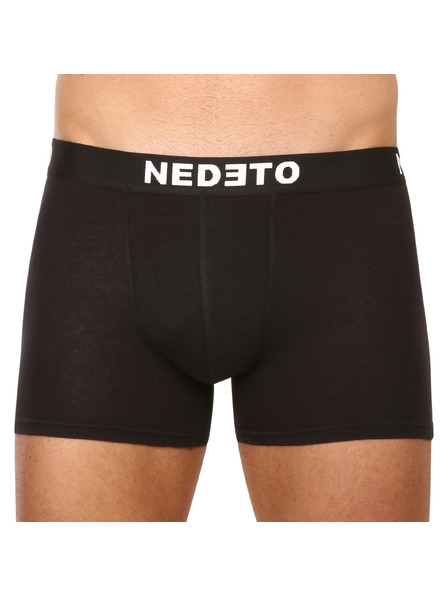 Nedeto Három darabos férfi boxeralsó készlet fekete színben Nedeto